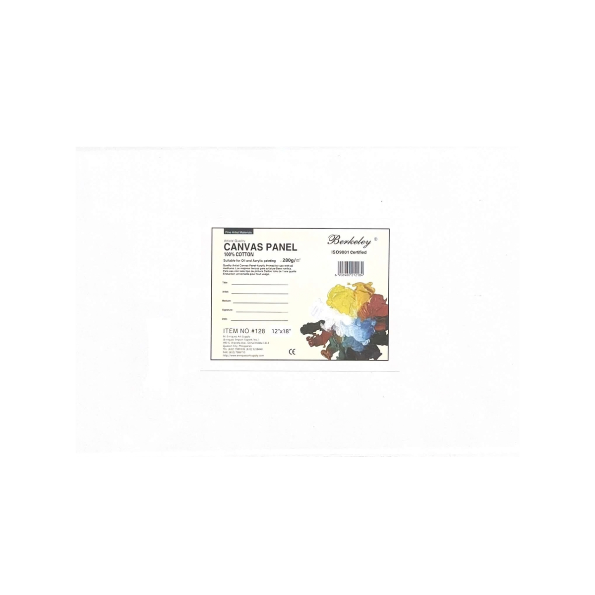 Berkeley Primed Canvas Board