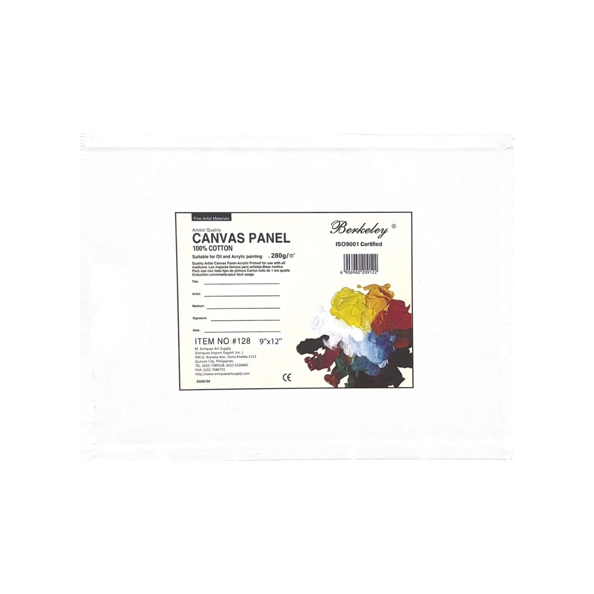 Berkeley Primed Canvas Board