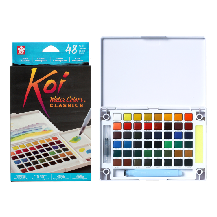 Koi Watercolor Pocket Set
