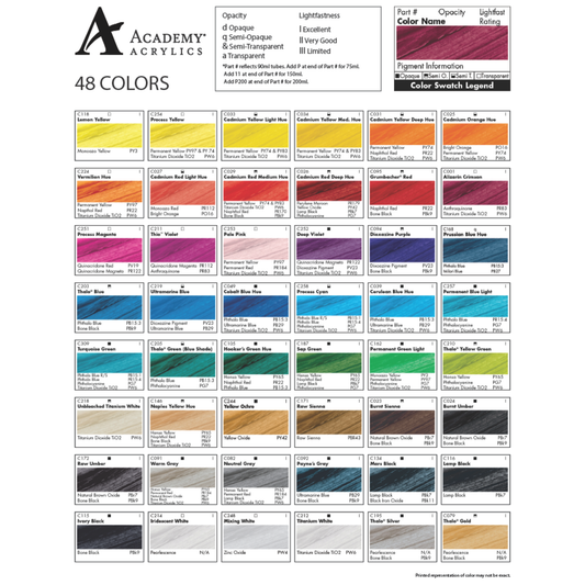 Grumbacher Academy Acrylic 75mL